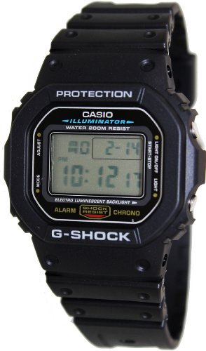 Casio Men's G-Shock DW5600E-1V Black Resin Quartz Watch