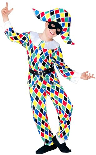 W WIDMANN MILANO Party Fashion - Ensemble déguisement Arlequin enfant