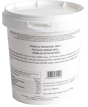 Pariani - Crema Spalmabile al Pistacchio 50%, 1Kg