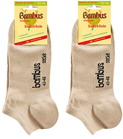 BestSale247 6-12 pares de calcetines unisex de bambú para zapatillas sin costura con punta y talón reforzados, calcetines de bienestar, antibacterianos., 6 Pairs/Beige, 39-42