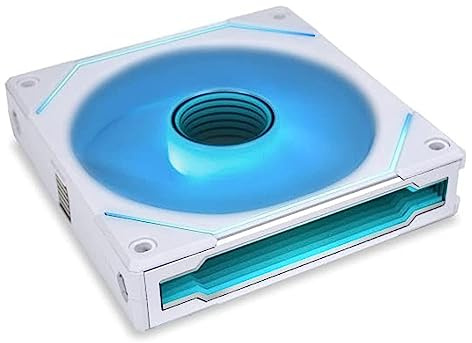 Lian Li UNI FAN SL-INF 120mm ARGB White PWM Fan with Infinity Mirror and 2nd-Gen Cooling Technology