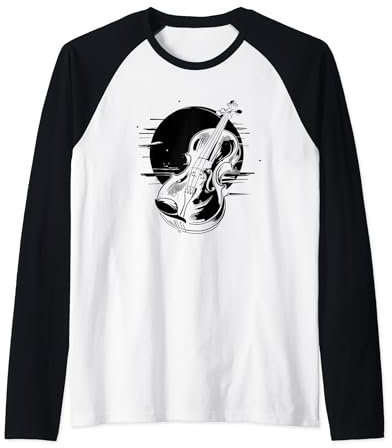 Dessin de violon Instrument à cordes alto Manche Raglan