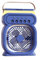 Ventilator mit Nebel - Tragbarer Klimaanlagenventilator mit Nebel - Einstellbare 3 Windgeschwindigkeiten 450ml Wassertank Kühlgerät mit Griff zum Schlafen, Arbeiten