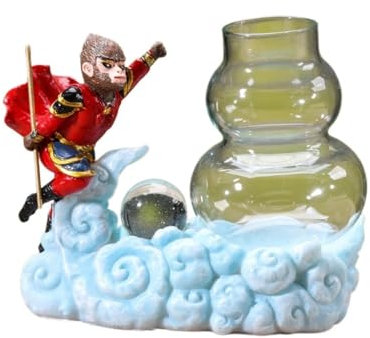 KOHUS Macetas de Cerámica Macetas de cerámica hidropónicas, pequeñas Plantas en macetas de espárragos, recipientes de Flores Zen, Adornos for decoración del hogar Macetas(B)