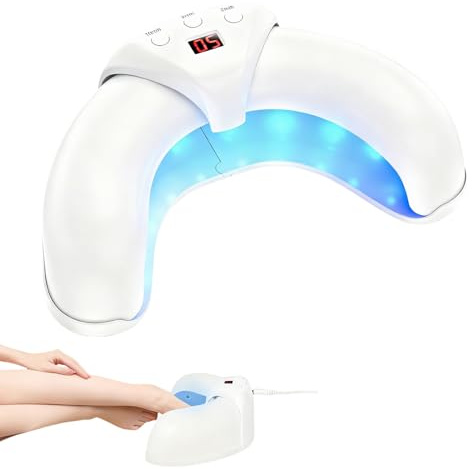 Dispositivo Laser dei Funghi Unghie,22 luci blu da 470 NM,Dispositivo Laser Micosi Unghie Portatile per la Pulizia Delle Unghie Delle Mani e Dei Piedi,Adatto alla maggior parte delle persone