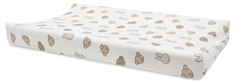 Jollein Housse de Matelas à Langer - Miffy and Friends - 50x70cm - 100% Coton - Certifiée OEKO-TEX- Housse pour Matelas à Langer