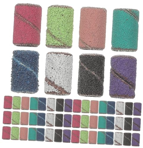 Gatuida Bandas de Lijado para Uñas de Grano Fino en Caja, Accesorios Portátiles para Taladro de Uñas, Ideales para Salones Profesionales y Uso en Casa Color