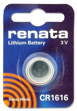 1 x Renata 1616 Swiss Made batteria a bottone al litio