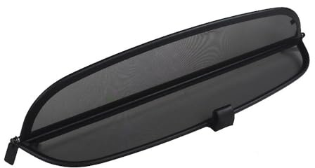Aperta Filet Coupe-Vent Compatible avec Mercedes-Benz Classe SL R230 Noir Filet Anti-remous 100% sur Mesure OEM Qualité Windschott fabriqué aux Pays-Bas