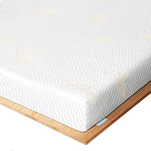 Newentor® Matratzen Topper 120x200cm H2 H3, Matratzentopper 120x200 Schlafsofa Bett Gelschaum, Mattress Topper 120x200 Boxspringbett Öko-Tex Zertifiziert Gel Bezug Kaltschaum 7CM Höhe