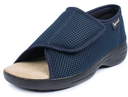 Aerosoft Sandalias de rehabilitación Stretch 14 sin presión, personalizables, para hombre y mujer, azul, 38 EU