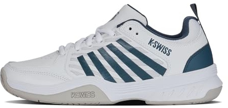 K-Swiss Men's Court Express 2Tennis Shoe, White Stargazer Vapor Blue, 9 UK