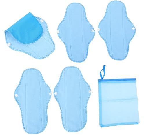 Healeved Wiederverwendbare Damenbinden Aus Waschbar Für Mittleren Harnfluss Und Harninkontinenz Mit Knopf Und Flügeldesign Super Saugfähig Und Angenehm Zu Tragen