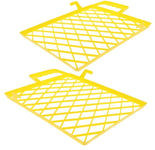 Sewroro 2pezzi Vaschetta Per Vernice in Plastica Resistente Griglia Per Distribuzione Uniforme Per Progetti Pittura Murale e Da Te