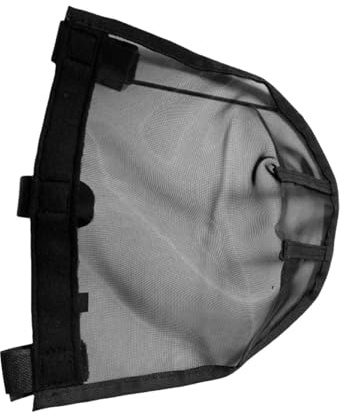 Equine Fly Masque – Hästnässkydd i polyester, stort ansiktsskydd, Portabelt Premium andningsbart nättyg | Ultimat komfortkontrollskydd och dynamiskt försvarsskydd för gårdskörning