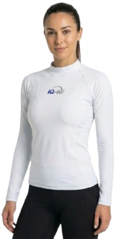 iQ UV 300 Camiseta Slim Fit de Manga Larga, Ropa de protección UV