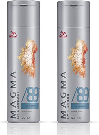 Wella 2x Magma / 89+ Mondstein, 120g - Aufhellende Strähnenhaarfarbe für alle Strähnentechniken in unterschiedlichen Nuancen