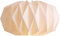 Eylkeup Origami Design Papier Lampenschirm, Nordische Kreativpapier Lampenschirm Deko Papier Laterne Deckenlampen Shade, Moderner Lampen Schirm Rund für Hängelampe