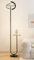 LuminexDesigns Lampada da Terra LED con Tavolino – 36 W dimmerabile con Telecomando e Touch, Testa Girevole 360°, 2700 K‑6500 K, Lampada Moderna Nera per Soggiorno e Ufficio, 175 cm