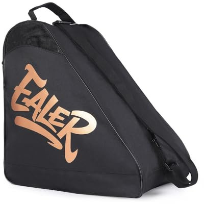 EALER Heavy-Duty Waterproof Skate Bag with Adjustable Shoulder Strap – Fits Ice Hockey, Inline, Roller & Quad Skates | Kids & Adults
