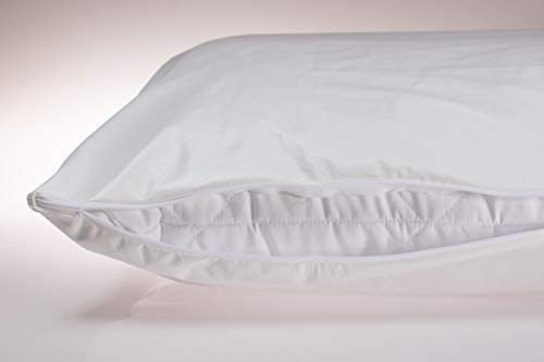 Fiducia - Abwischbarer Matratzenvollbezug/Decken-Kissenbezug, Schutzbezug, Inkontinenz, Pflege, Weiß, 80x80cm, Polyurethan