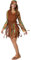dressorfun Damenkostüm Rebellische Hippie Squaw, Outfit im typischen Hippie-Stil inkl. Stirnband - XXL