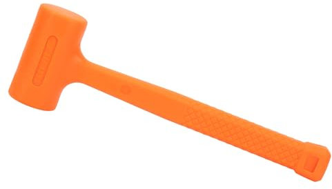 Hyuduo Práctico Martillo De Goma No Elástica De Pvc Martillo De Cara Suave Herramienta De Instalación De Martillo De Golpe Muerto(0.5Lb),Martillo De Instalación