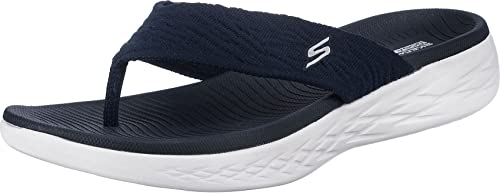 Skechers 140037 Mujer Sandalia, Nvy, 22.5 EU