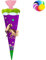 alles-meine.de GmbH Bastelset - Schultüte Farbe & Größe wählbar 70/85 / 100 cm - Pferde & Fohlen - Farbe frei wählbar - Bastelschultüte - Zuckertüte zum selber Basteln Bema..