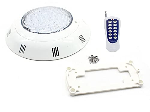 KenSyuInt LED RGB Unterwasser Scheinwerfer Poollicht Poollampe Schwimmbad Einbau Pool Licht Beleuchtung Poolbeleuchtung Teichbeleuchtung Funkfernbedienung Dekorationsleuchte für Aquarium Pool (36W)