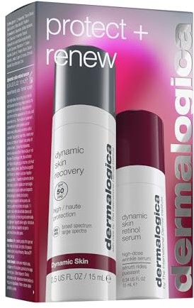 DERMALOGICA Protect + Renew Set (Skin Recovery SPF50, 15ml + Skin Retinol Serum 10ml)