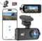 CHORTAU 4K Dash Cam Front and Rear Camera, 4K+1080P Dual Dash Cam with WiFi, 3.12 Inch Screen Dash Camera for Cars, Dashboard Camera with Free 64G Card, Super Night Vision, Type-C Port