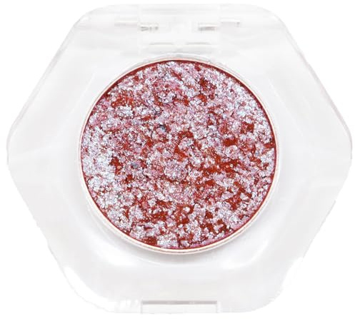 Bistopia Polvo de sombra de ojos camaleón, 14 degradados brillantes, producto único hexagonal transparente para sombra de ojos, textura metálica, efecto maquillaje de larga duración. (5th Dimension)
