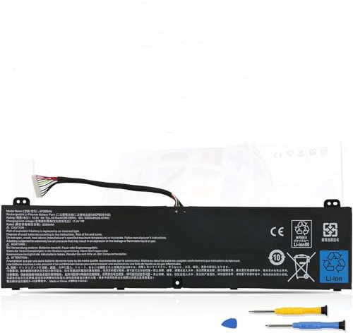 15.2V 6578mAh/99.98Wh AP20BHU Laptop Battery Compatible for Acer Predator Triton 500 SE 16 PT516-51S PT516-51S-70TP PT516-51S-71Q2 PT516-51S-72KR PT516-51S-92CB PT516-51S-96BX Series