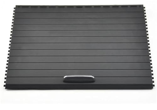 Vuzmode Car Center Console Shutters Cup Holder Slide Rollo Cover, for, Ml Gl Gle Gls Class W166 W292 2012-2018 Auto-Getränkehalter Blindabdeckung für Getränkehalter im Auto