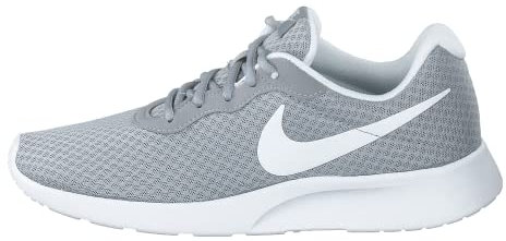 Nike Damen WMNS Tanjun Sneaker, Wolfgrau Weiß, 40 EU
