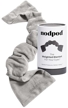 Nodpod Gentle Pressure Sleep Mask | Patented Light Blocking Design for Sleeping, Traveling & Relaxation - Elephant Gray