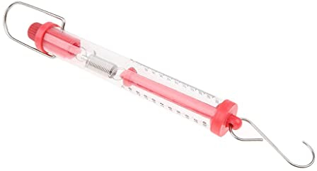 Milageto 10 N -Gramm-Dynamometer-Federwaage Meter Kraftmesser Meter für Schule, Labor