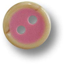 Knopfparadies - 25er Set winzige Puppenknöpfe/Kinderknöpfe aus Kunststoff in pink und Holzoptik. Ø: ca. 8-9mm!