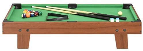 Mini Billardtisch, komplette Struktur 3Ft Mini MDF Billardtisch mit 6 Taschen für Zuhause für über 6 Jahre alt für Büro