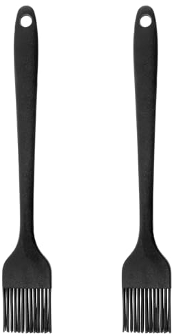 Molain 4 pennelli da pasticceria in silicone, resistenti al calore, per alimenti, per spalmare olio, burro, salsa per barbecue, grill, cottura in cucina, lavabile in lavastoviglie (2)