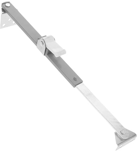 STOBAZA Herrajes para Ventanas Abatibles Limitador y Cierre Antivuelco de Acero Inoxidable, Soportes Resistentes para Seguridad en Casas y Oficinas