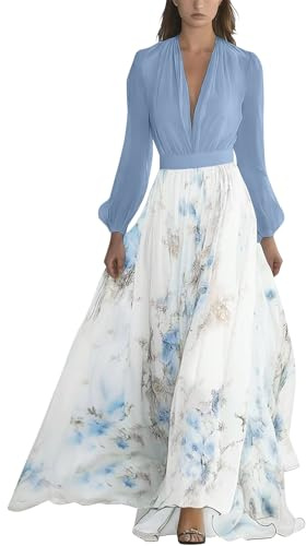 Mujer Vestido A-línea de cóctel Top Falda Columpio de Gasa para Boda de Bola de Fiesta Cuello en V Sin Mangas Gasa Corte para Mujer Vestido de Verano Elegante Vestidos