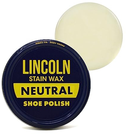 Lincoln Stain Wax Shoe Polish - 2-1/8 oz (Neutral)