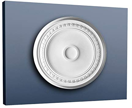Ceiling Rose Rosette Orac Decor R77 LUXXUS Medallion Centre high Quality Classic Style White 62 cm = 24 inch Diameter