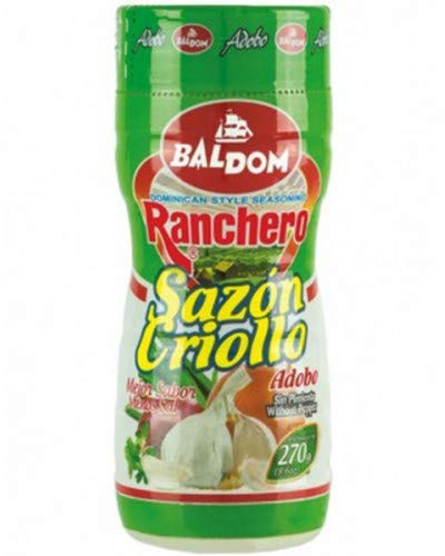 Baldom- Ranchero - Creole Seasoning- Adobo - No Pepper- Dominican Style Seasoning - 270 Grammi