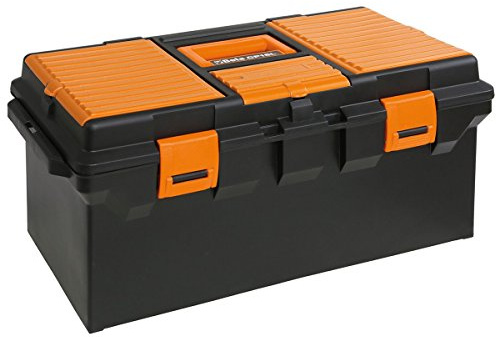 Beta CP15L - Werkzeugkasten, lange ausführung, aus kunststoff mit herausnehmbaren behälter und schale für kleinteile, leer