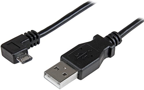 StarTech.com Micro-USB Charge-and-Sync Cable M/M - Right-Angle Micro-USB - 24 AWG - 2 m (6 ft.)