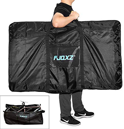 HUNTVP Bike Travel Bag Bicycle Transport Carrying Case with a Carry Bag for 26-29inch Folding Bike Foldaway Bicycle