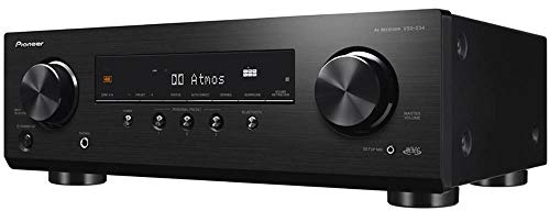 Pioneer VSX-534 Home Audio Smart AV Receiver 5.2-Ch HDR10, Dolby Vision, Atmos and Virtual Enabled with 4K and Bluetooth